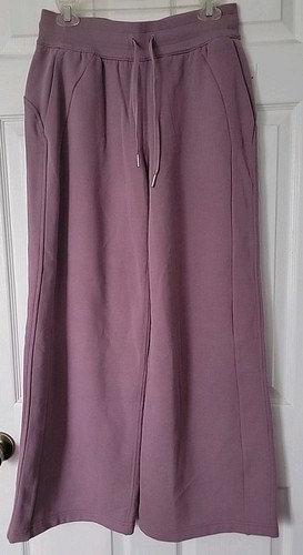 NWT size M Lululemon Scuba Mid-Rise Wide-Leg Pant in LVLX Lavender Luxe - Picture 10 of 11