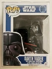 FUNKO POP STAR WARS 01 DARTH VADER FIGURE with PROTECTOR FAST SHIPPING