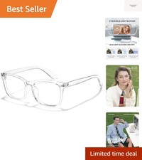 Blue Light Glasses for Men Women Reduce Eye Strain UV Blocking for Computer S...