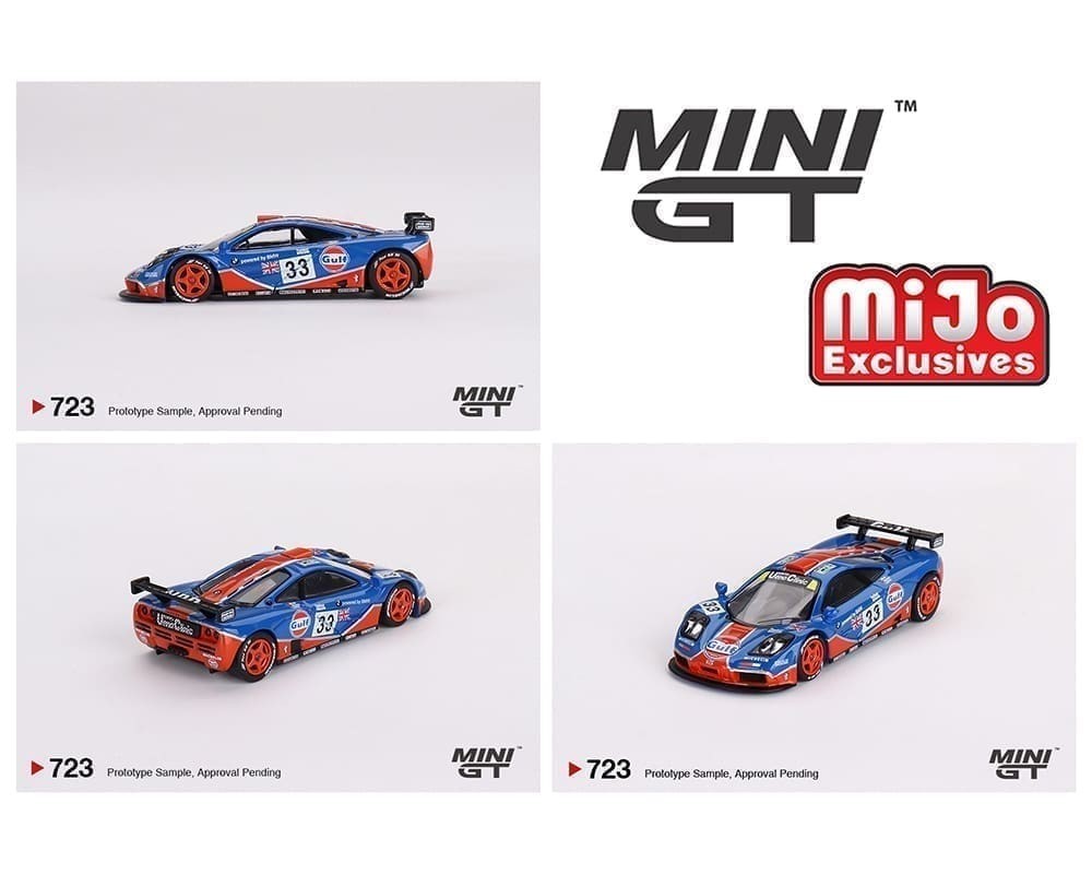 Mini GT 1:64 McLaren F1 GTR #33 1996 Le Mans 24Hr GULF Blue