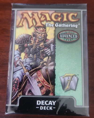 Magic The Gathering Decay: Theme Deck: 7th Edition: Advanced Level. New/Sealed 