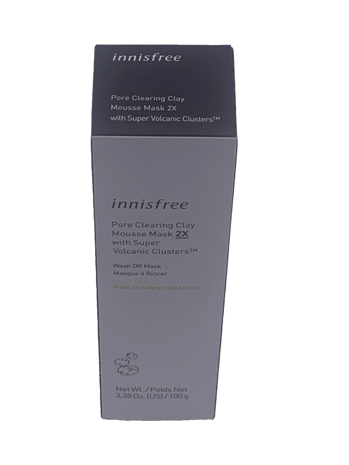 Máscara sin aceite Innisfree máscaras de arcilla de la piel