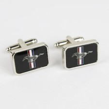 Ford Mustang Pony Logo Manchettenknöpfe Knop...