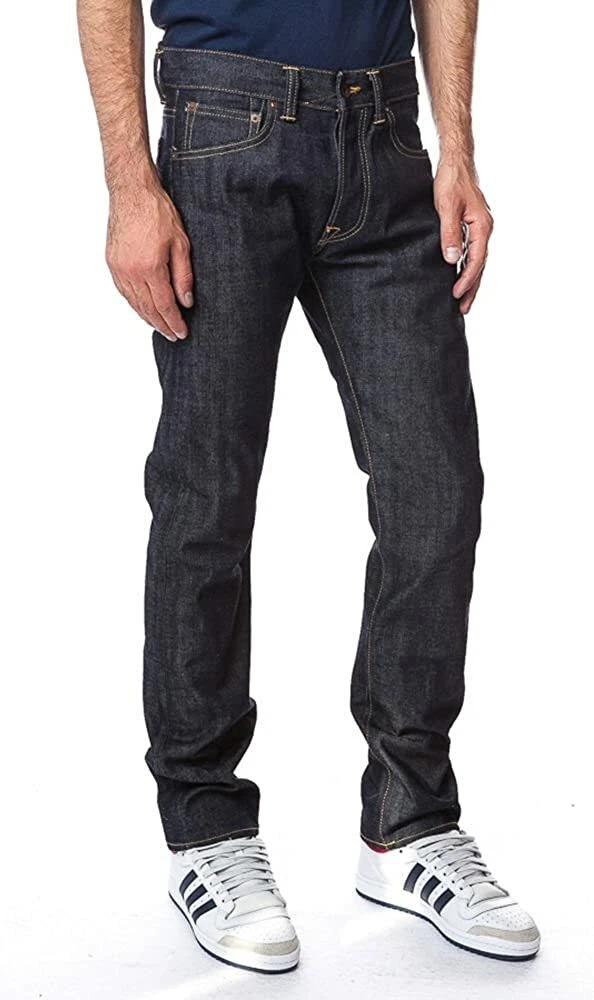 Edwin ED 71 Regular Slim Red Listed Selvage 14 Oz Blue Unwashed