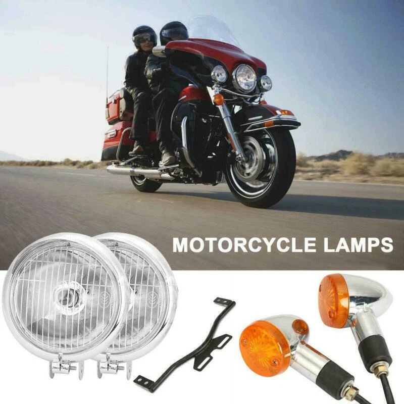 Kit de barra de luz de señales de giro antiniebla de paso de EE. UU. para Honda VTX 1300 C R S RETRO Cruise Foto 4 de 4