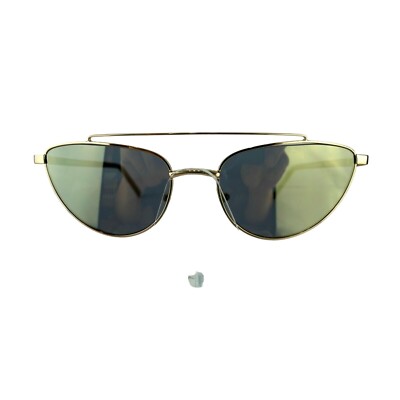 BOB SDRUNK LOIS (102-15)  GOLD / GREEN 54 X 18 SUNGLASS FRAMES EYEWEAR