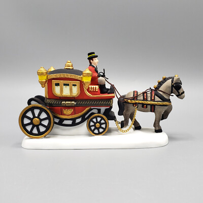 Dept 56 The Royal Coach Hinged Trinket Box Heritage Village 57501