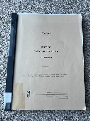  Zoning city of Farmington Hills Michigan - Municipal Code Corporation 