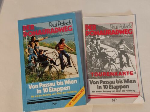 Pollack, Paul: Der Donauradweg 1993 Passau Wien in 10 Etappen mit Tourenkarte - Bild 1 von 4
