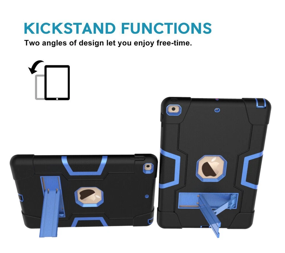 For iPad Mini 1st 2nd 3rd 4th 5th 6th 7th Generation Shockproof Stand Case Cover - Image 3 of 4