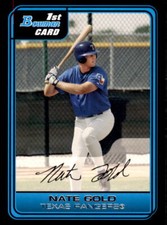 2006 Bowman Prospects #B94 Nate Gold Texas Rangers