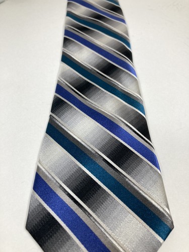 Van Heusen Men's Thomas Slim Business Neck Tie | Professional Blue Necktie, One Size