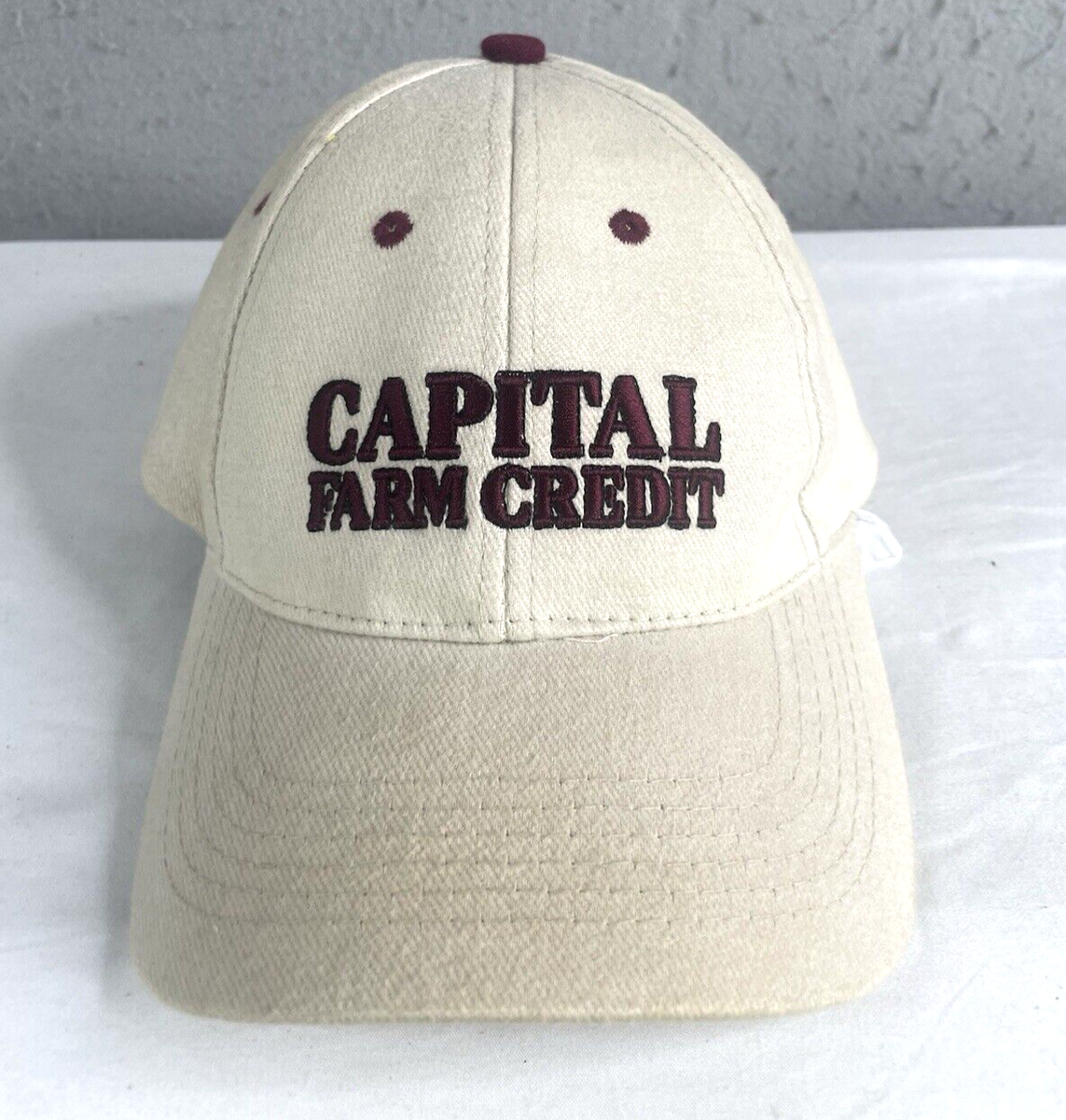 Capital Farm Credit Cap Beige One Size Beaver Caps Brand Hat