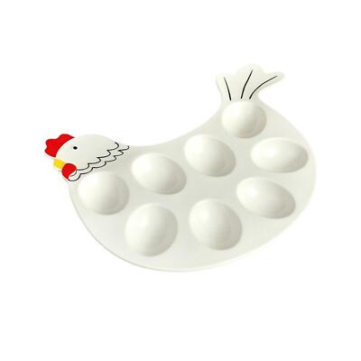 Deviled Egg Tablett Ostern Eiertablett 8 Löcher Eierbehälter Küche Passah Seder