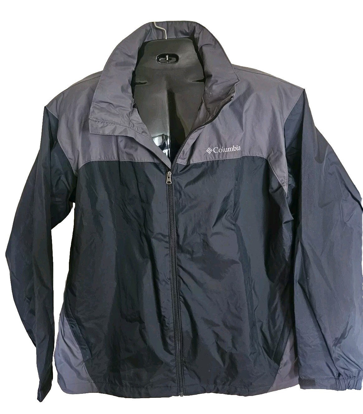 Columbia Men's Gray Black XL Windbreaker Jacket