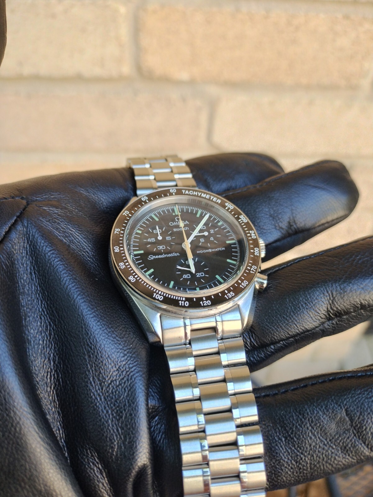 Stainless Steel Case Modified OMEGA X Swatch MoonSwatch Mission To