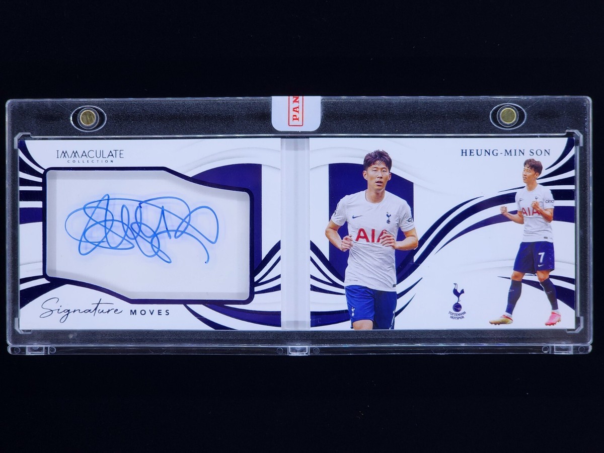 Heung-Min Son 2021 Panini Immaculate Signature Moves Auto Heung-Min Son 2021 Panini Immaculate Signature Moves Auto