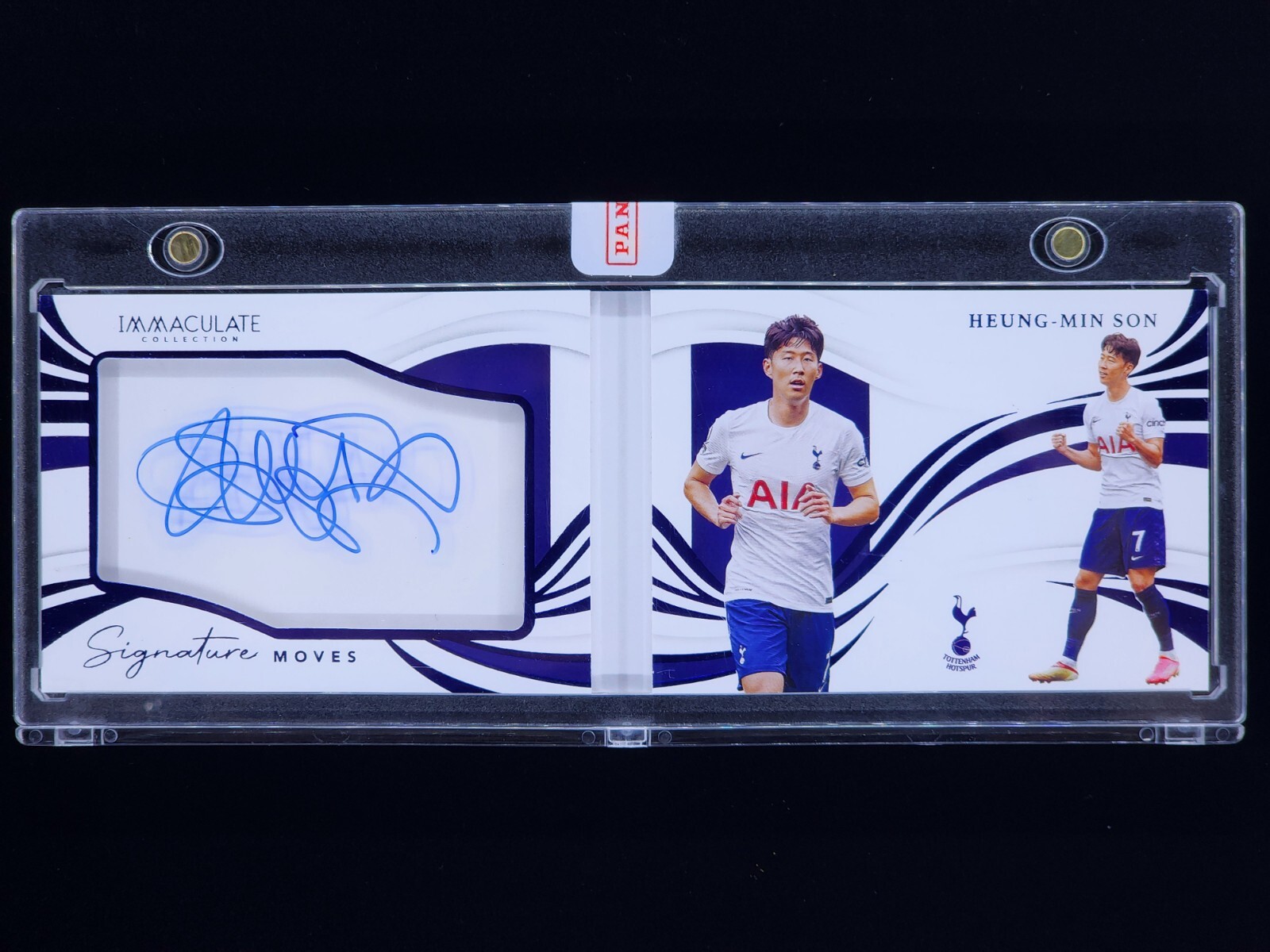 Heung-Min Son 2021 Panini Immaculate Signature Moves Auto Booklet 17/25 SSP
