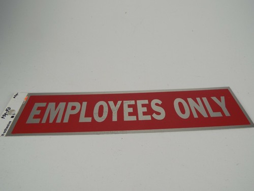 Hy-Ko Self-Adhesive Sign 8 x 2in, Gentlemen, Office, Private, No Smoking, Push - Picture 9 of 12