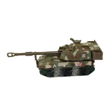 RI Novelty - Pull Back Die-Cast Metal Vehicle - TANK (Brown Camo -11SFOR)(4.5 in