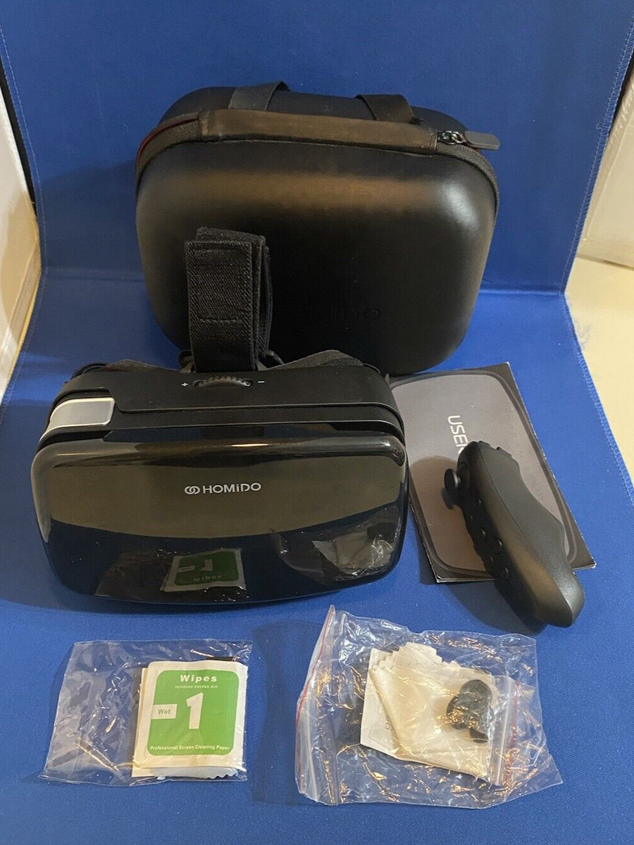 Homido V2 Virtual Reality Headset Black For iPhone Android Case  Controller