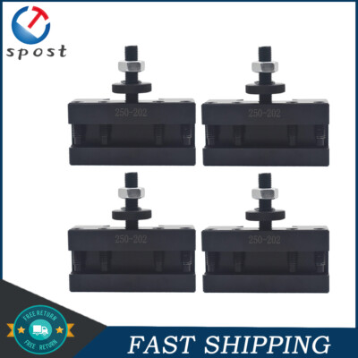 4Pcs BXA #2 Quick Change Turning Facing & Boring Tool Post Holder 250-202
