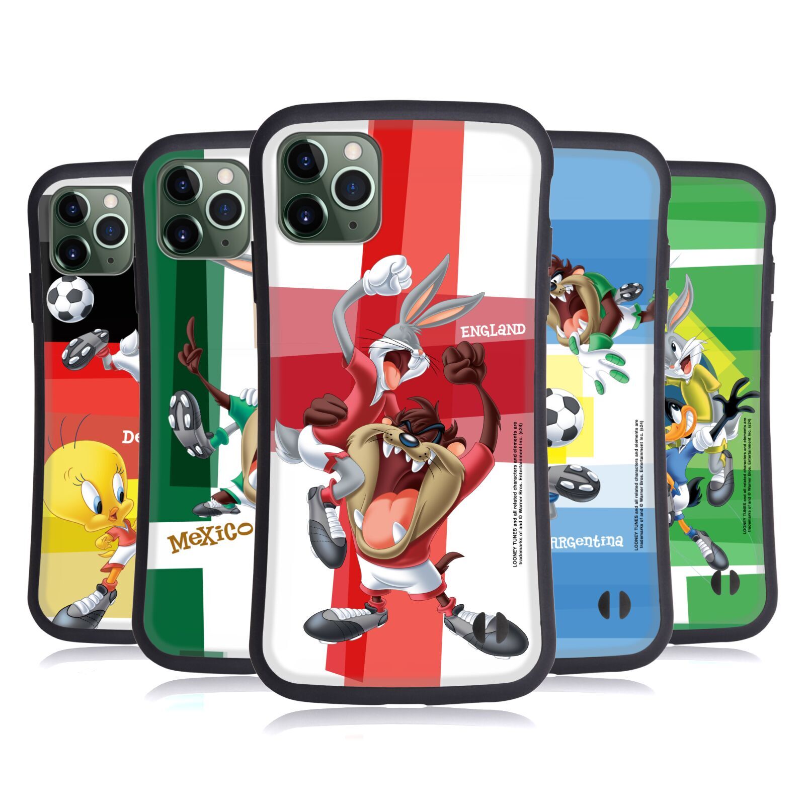 OFFICIAL LOONEY TUNES FLAG GRAPHICS HYBRID CASE FOR APPLE iPHONES PHONES