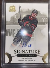 2020-21 The Cup Signature Renditions #SRTS Tim Stutzle RC AUTO - Ottawa Senators