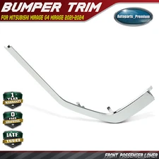 Front Right Lower Chrome Bumper Molding for Mitsubishi Mirage G4 Mirage 21-24