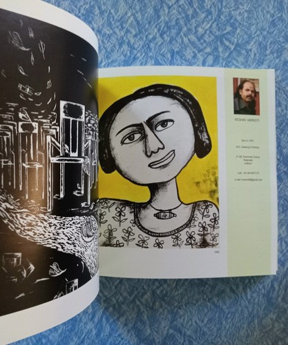 RARE 2011 Chandigarh Art Exhibition India 1st International Drawing Graphics - Foto 10 di 12
