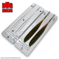 Bait DIY Fishing Mold Soft Plastic Baits Lure Plastisol Bass  FlashJSplit