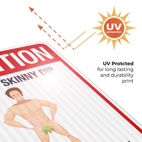 Letrero Attention We Don?T Skinny Dip We Chunky Dunk, letrero de piscina, - Imagen 63 de 71