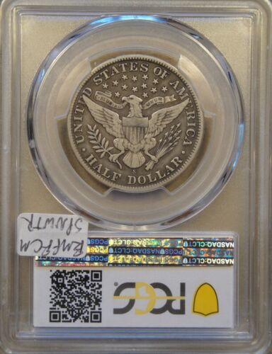 1907-S Barber Half Dollar 50c PCGS Certified VF25 - Picture 4 of 4