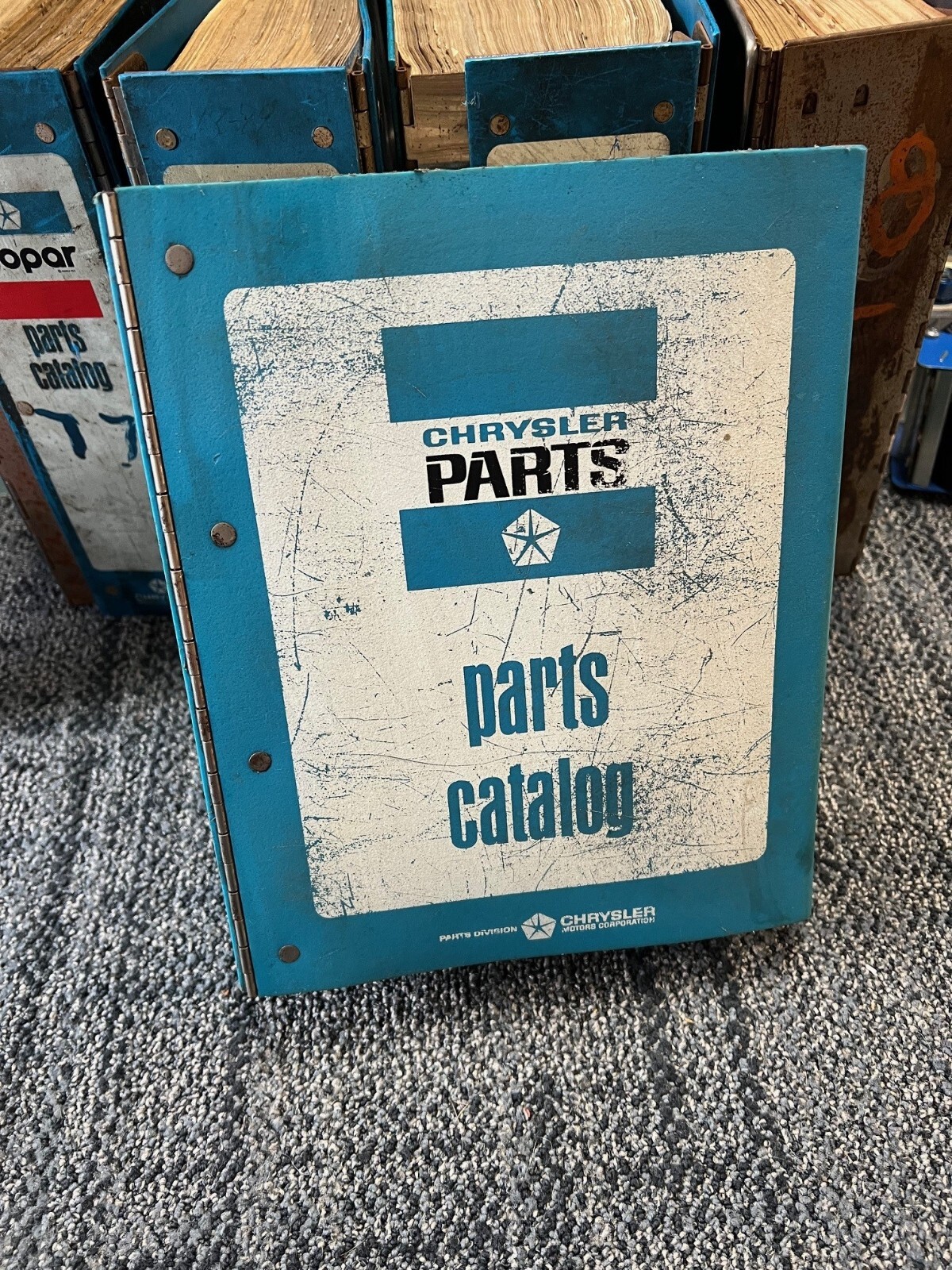 1969 Mopar Dodge Plymouth Chrysler Imperial Parts Catalog Charger