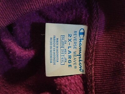 Champion Men's Reverse Weave Hoodie XXL (K99K) | eBay