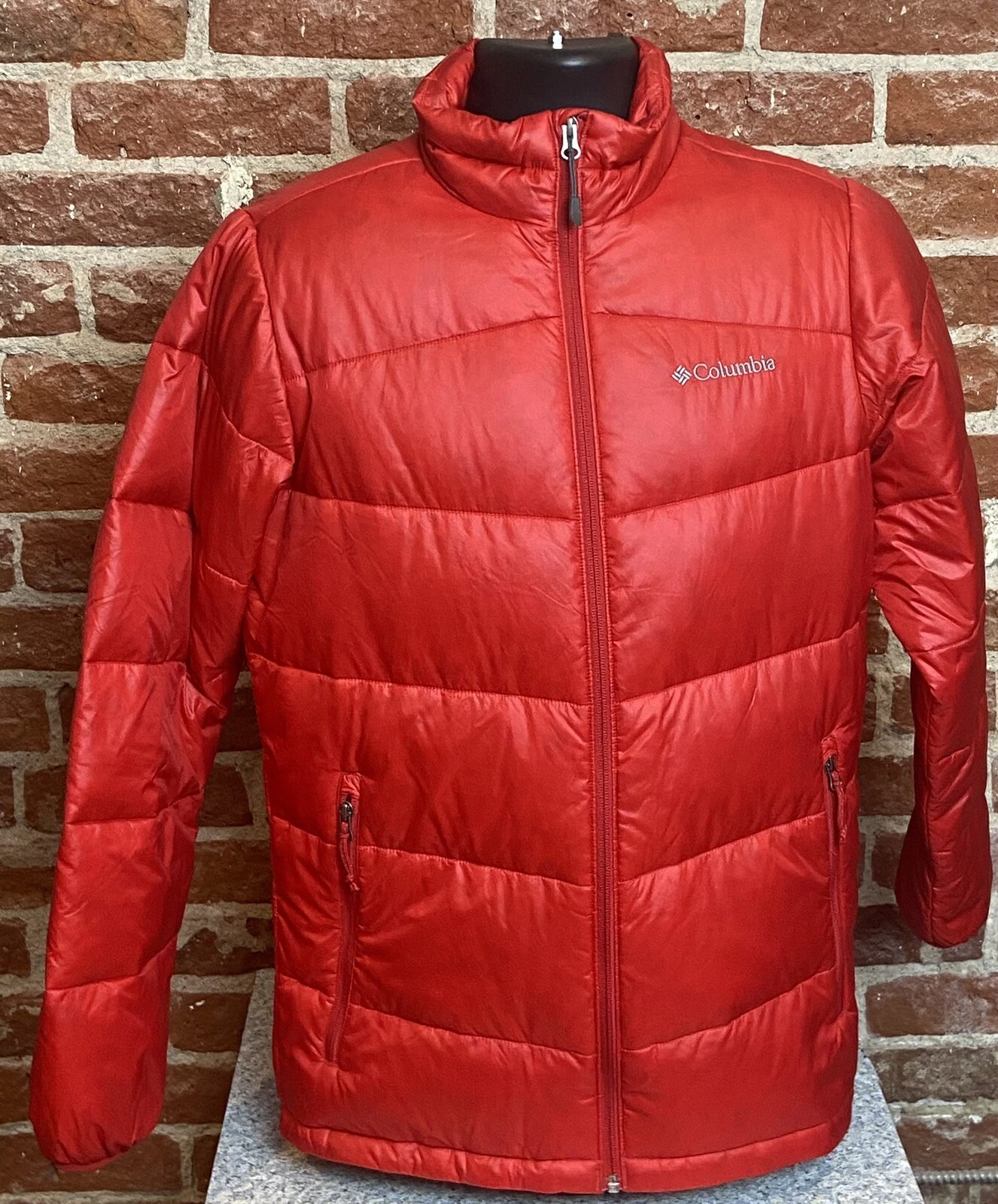 Columbia WM5431 Men's Gold 650 TurboDown Jacket Mens Size Small