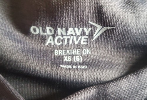 Old Navy Active Boys Gray Long Sleeve T-Shirt Size XS 5 Breathe On - Picture 2 of 2
