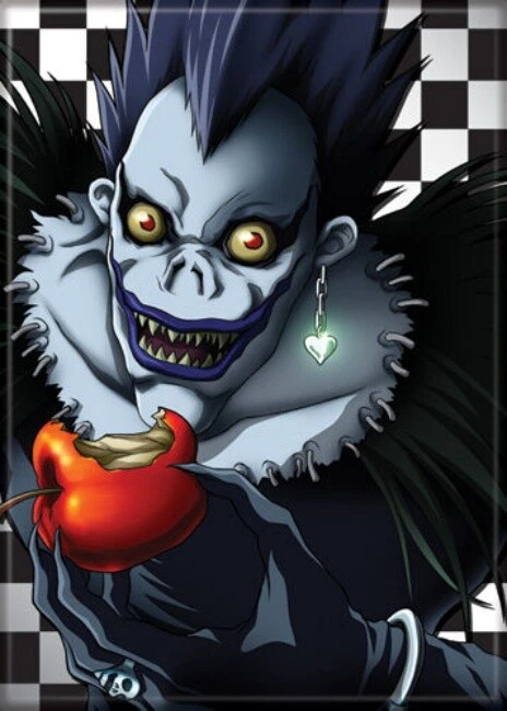 DeathNote Anime TV Series Ryuk Eating Apple Image Refrigerator Magnet NEW  UNUSED | eBay