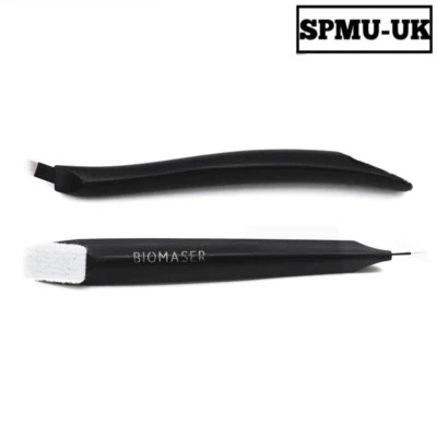 BIOMASER Microblading Premium Einweg Stift Klingen Mikroklinge Werkzeug Tattoo Baumwolle 12U
