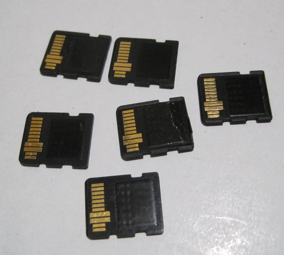 Lot of 6x SanDisk Memory Stick Micro M2 Cards – Used 128MB & 512MB - Image 2 of 2