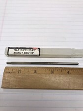 1 pc. .1595 M42 COBALT 6 FLUTE SS REAMER W .1400 PILOT. USA loc stk 