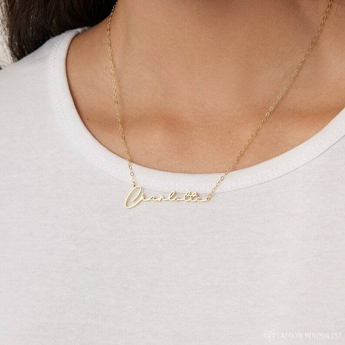 Personalized Name Necklace in Sterling 