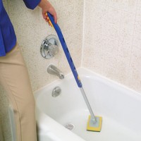 Extension Long Bathtub Scrubber Pad Bathroom Bath Tub Shower Easy Cleaning Tool Extension Long Bathtub Scrubber Pad Bathroom Bath Tub Shower Easy Cleaning Tool