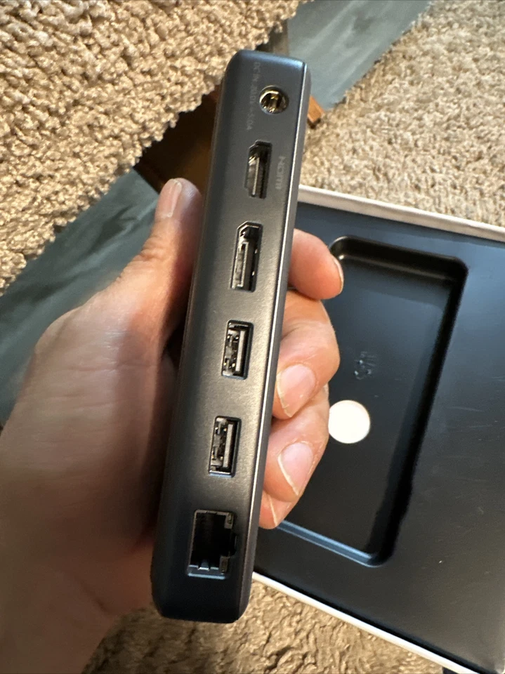 Estação de acoplamento 9 em 1 âncora USB C PowerExpand USB-C 60W PD carregamento para laptop - Imagem 4 de 4