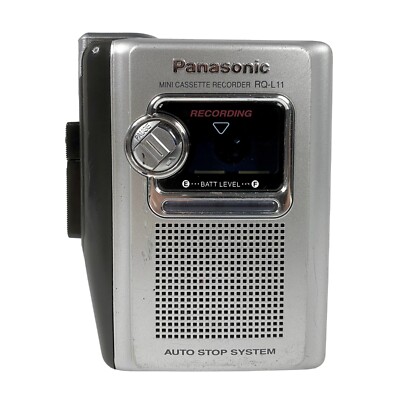 Panasonic RQ-L11 standard Audio Cassette Tape Mic Recorder Player