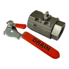 Frymaster 8067916SP Entleerhahn 1" Seite rechts für Frymaster Fritteuse