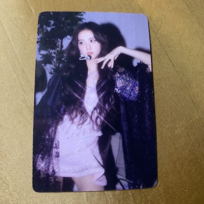 JISOO BLACKPINK Group Pink Coachella Celeb K-pop Girl Photo Card Sparkle