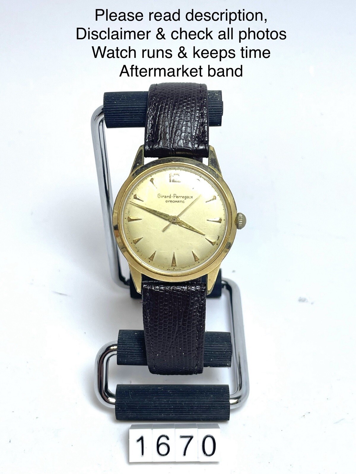 Perregaux Gyromatic Watch Girard Perregaux Vintage Watches Prices