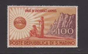 1946 San Marino Sc# 257 NH  DAWN OF NEW HOPE