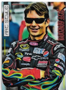 2003-2013 ALL SPORT ART STYLE CARD OF JEFF GORDON BEAUTIFUL CARD ONLY 4/"4"